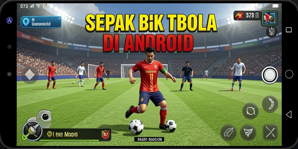Tampilan gameplay D73 yang menegangkan saat bertanding di lapangan.