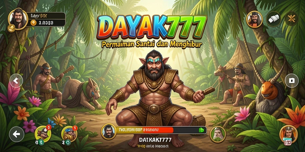 Tampilan gameplay menarik dari DAYAK777 dengan berbagai level dan tantangan.