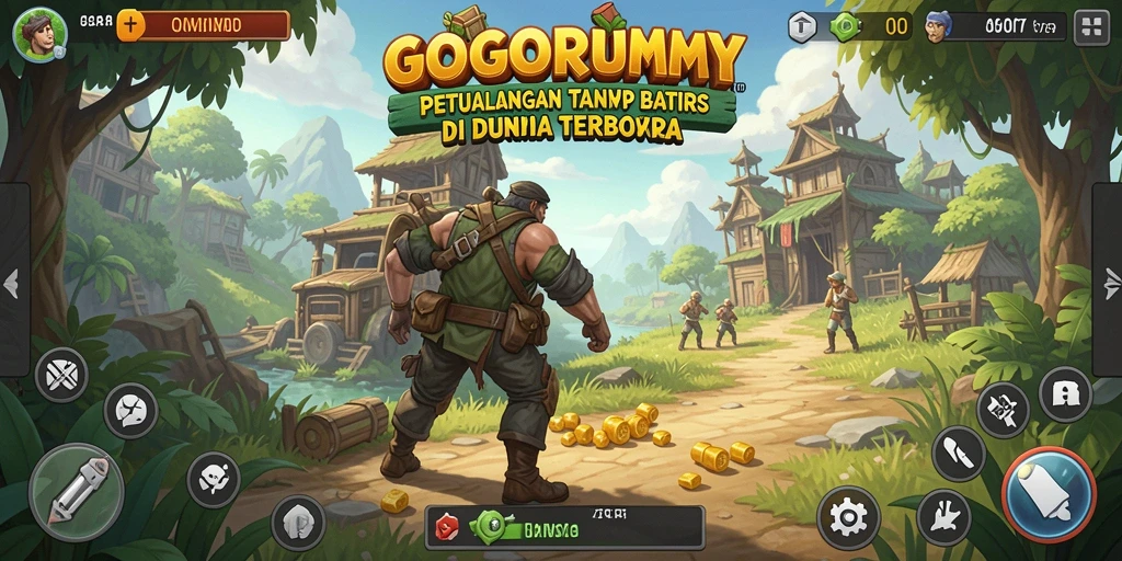Tampilkan gameplay memukau dari GOGORUMMY di dunia terbuka.