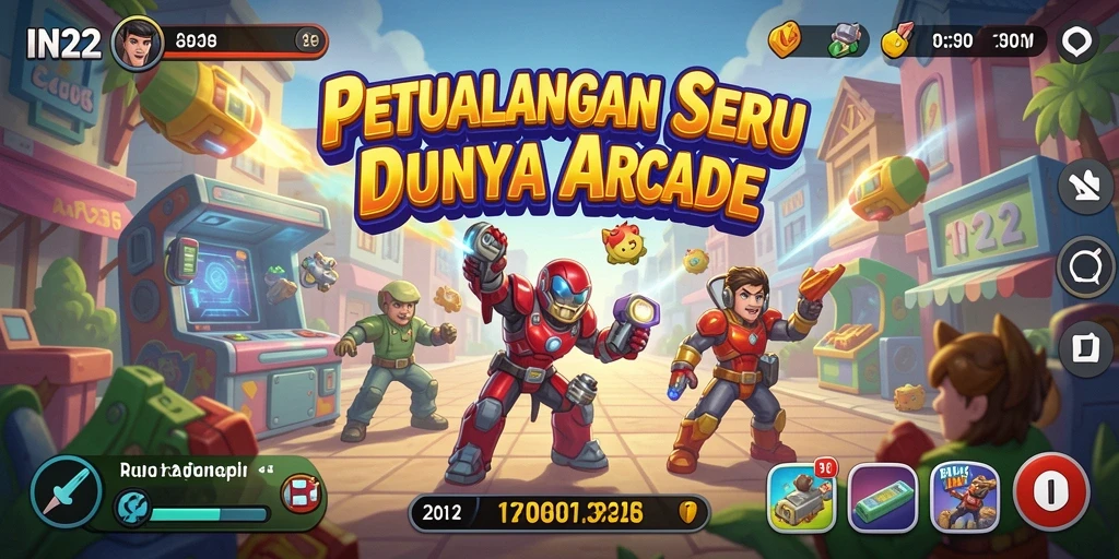 Tampilan gameplay seru dari IN22 yang penuh tantangan.