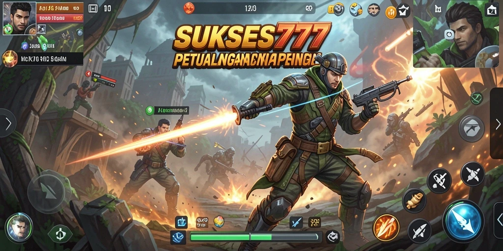 Screenshot gameplay SUKSES777 dengan aksi mendebarkan.
