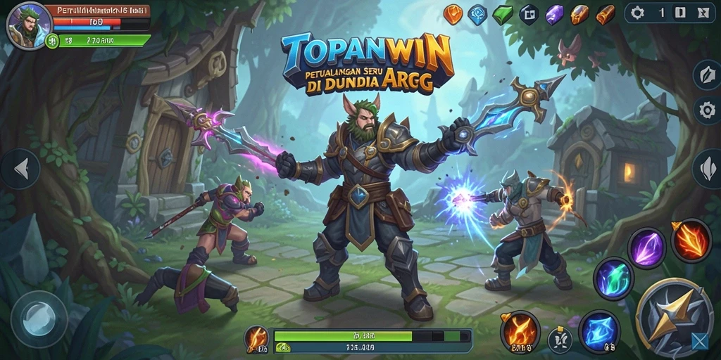 Gameplay seru di dunia fantasi TOPANWIN.