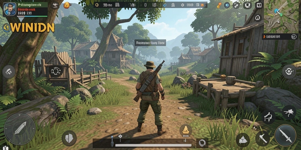 Pemandangan menakjubkan dalam gameplay Open World WINIDN.