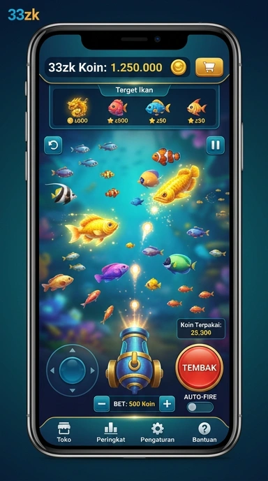 Screenshot aplikasi 33zk yang menunjukkan berbagai kategori aplikasi.